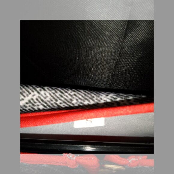 Women's Floral Red black & Gray /Flare Sleeve Bohemian Blouse. - Picture 6 of 6